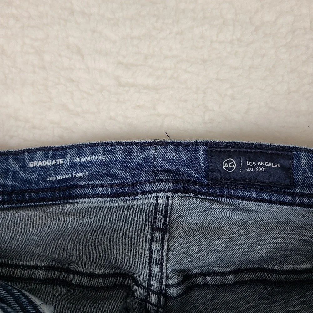 AG Adriano Goldschmied Jeans Mens 40 Graduate Tailored Leg Japanese Fabric Denim